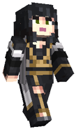 Minecraft skin as Gentiana.