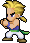 Animated sprite of Sabin casting a spell (Mobile/PC).