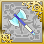 Crystal Axe in Final Fantasy Airborne Brigade (SR).