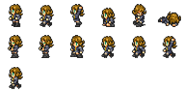 Set of Selphie's Garden Uniform sprites.