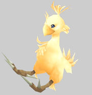 FFVIII Chocobo 3D Render