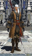 Estinien's travel outfit.