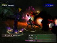 Flame Breath in Final Fantasy X-2.