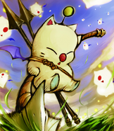 Moogle's card artwork for the Lord of Vermilion.