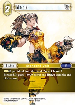 Monk [2-089C] Opus series card.