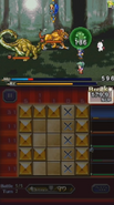 Runic Blade activating in Pictlogica Final Fantasy.