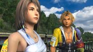 Tidus and Yuna in Luca.