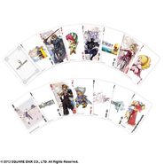 A set of Final Fantasy themed playing cards.