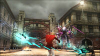 Ace attacking Final Fantasy Type 0