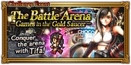 Global event banner for "The Battle Arena".