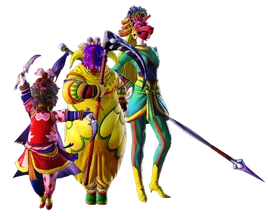 Magus Sisters render from Final Fantasy XIV