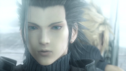 Zack em Final Fantasy VII: Advent Children Complete.