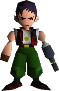 Dyne's field model in Final Fantasy VII.