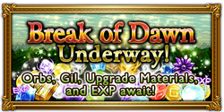 Break of Dawn's release banner.