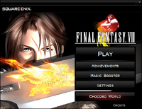 FFVIII 2013 Main Menu Launcher