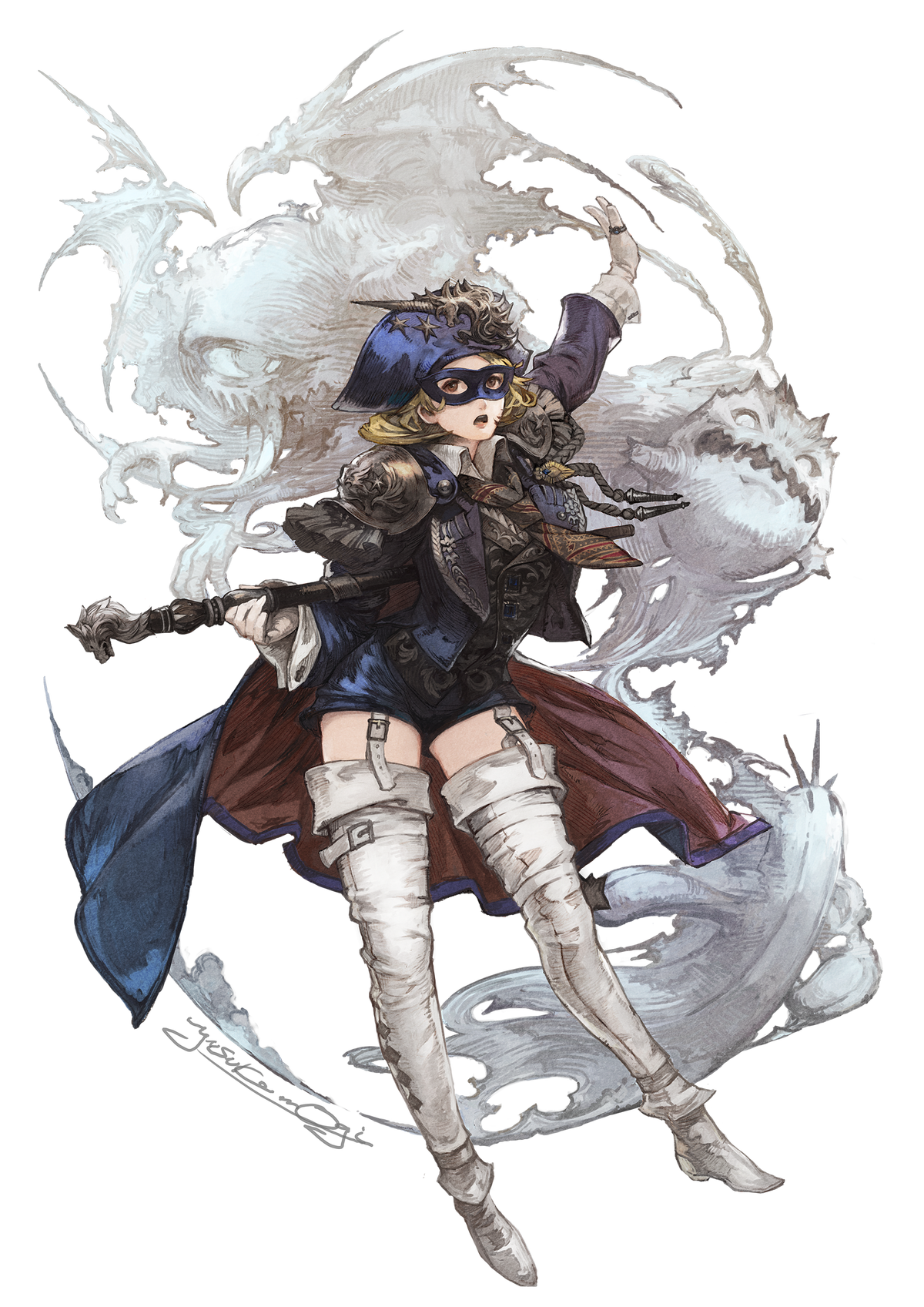 Final Fantasy 14 Blue Mage. Ff14. Ff14 Shadowbringers. Final Fantasy 14 Shadowbringers Art.