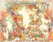 Artwork of Nanamo for Final Fantasy XIV Online Anniversary