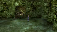 The ancient machina at the Mushroom Rock ravine in Final Fantasy X-2.