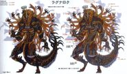 Concept art of Ragnarok from the Final Fantasy XIII Ultimania Omega.