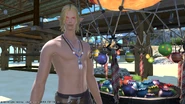 Beaudefoin as "the Iceman" in Moonfire Faire 2016.