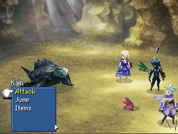 Rydia and Rosa as toads in Final Fantasy IV (DS).