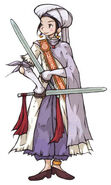 Human Paladin in Final Fantasy Tactics Advance.