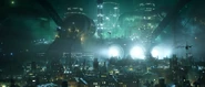 Прожектора в Мидгаре Final Fantasy VII Remake.