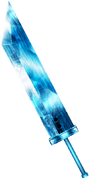 Кристаллизованный Бастер меч, используемый манекенами Клауда в Dissidia и Dissidia 012.