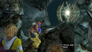 Wakka's minigame in Mt. Gagazet.
