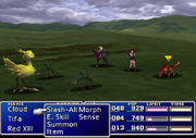 Chocobo encountered ff7