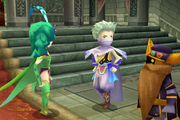 Edge and Rydia in the wedding ffiv ios