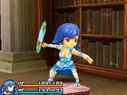 Blue Novice Habit in Final Fantasy Crystal Chronicles: Echoes of Time.