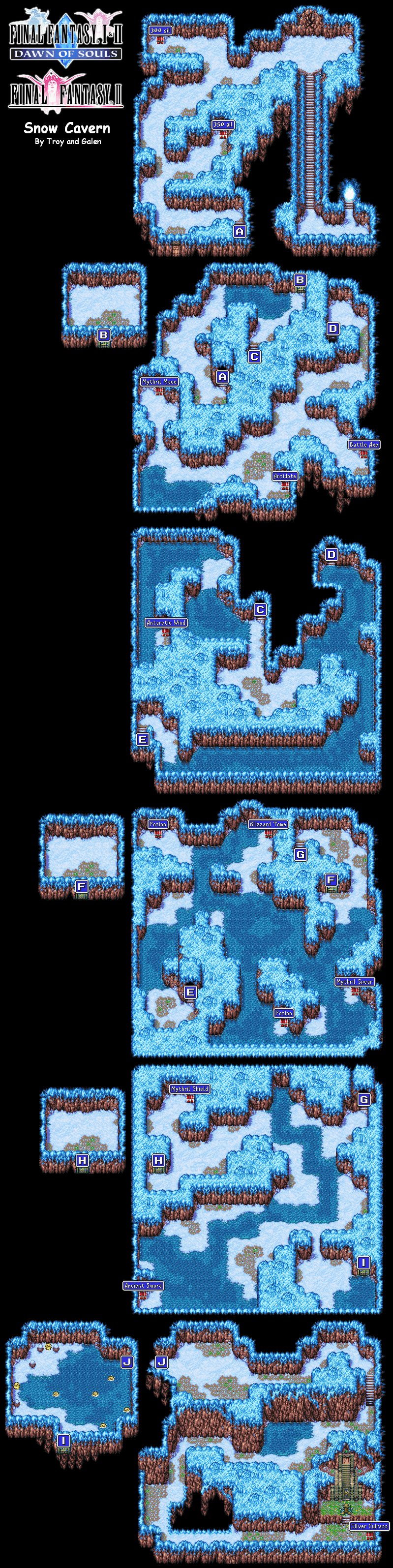 Ff1 Ice Cave Map Snow Cave (Final Fantasy Ii) | Final Fantasy Wiki | Fandom