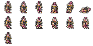 Set of Elarra's sprites.