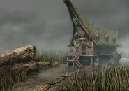 Quale's house on the Mist Continent marsh.