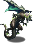 Wind Dragon from FFBE enemy sprite
