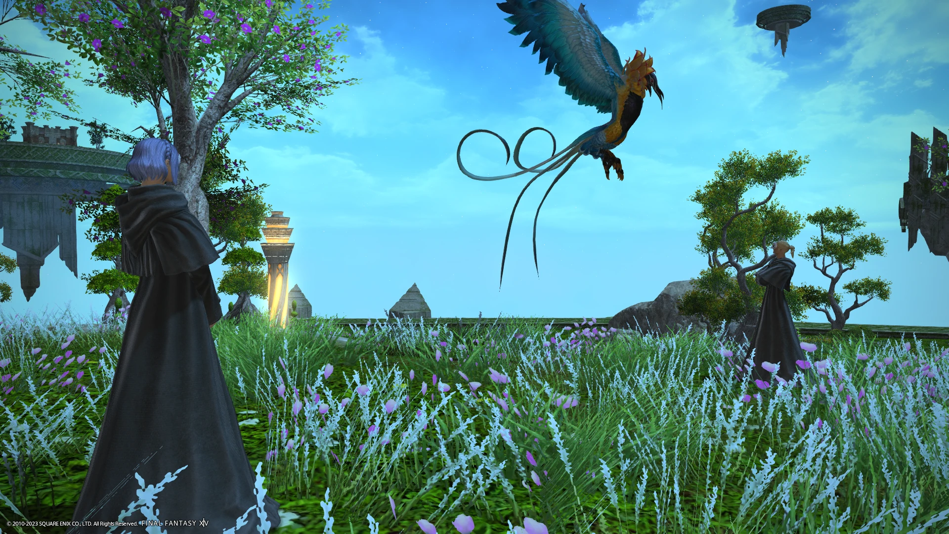 Charmion and Bird of Elpis from FFXIV