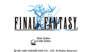 FFI PSP Title Screen