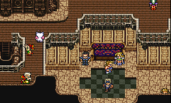 FFVI characters on airship