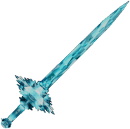 Crystal Excalibur used by manikins in Dissidia 012.