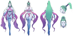 Shiva concept art from Final Fantasy VII Remake