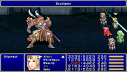 Gilgamesh usando a Excalipoor em Final Fantasy IV: The After Years.