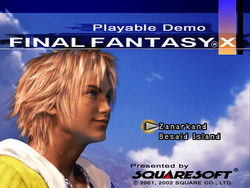 FFX Demo Title