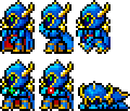 Battle sprites (SNES).