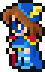 A female Blue Mage in Pictlogica Final Fantasy.