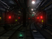 Winding tunnel