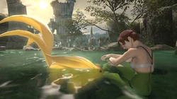 An arcanist and a Topaz Carbuncle.