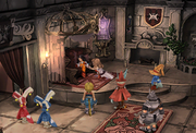 Beatrix heals Garnets sleeping spell from FFIX Remastered