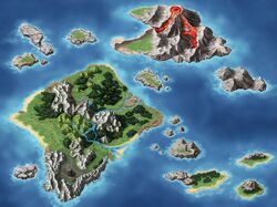 FFBE Grandshelt Isles Map