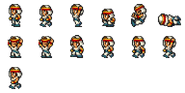 Set of Rapha's sprites.